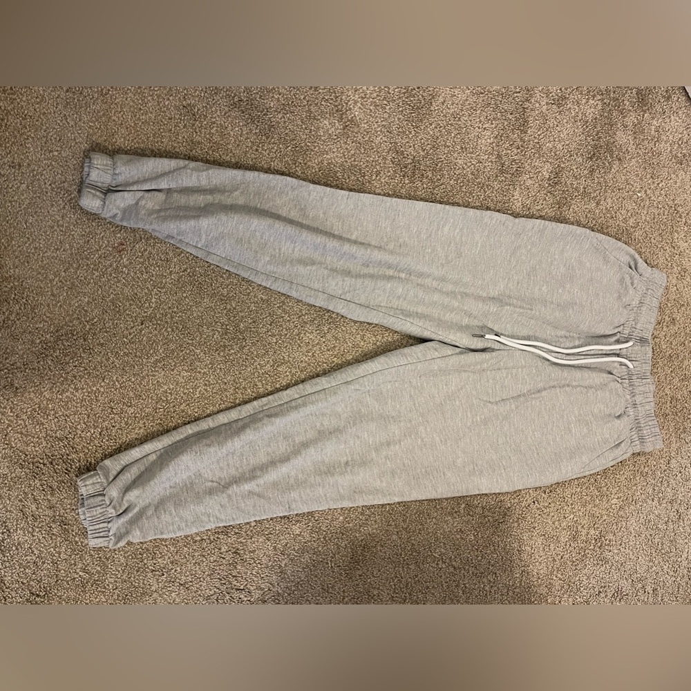 Grey sweatpants joggers